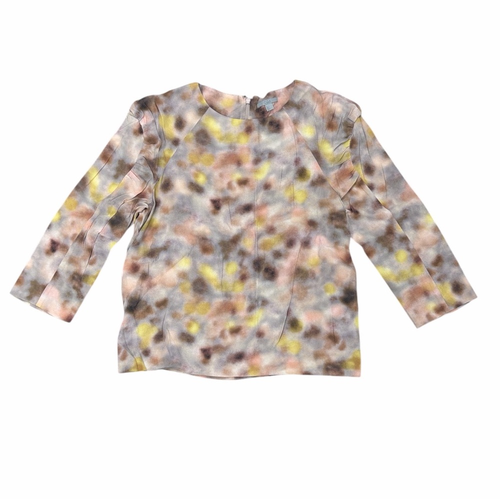 COS Watercolor Pattern 3/4 Sleeve Top